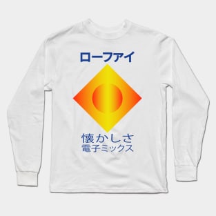 LO-FI Nostalgia Electronic Mix Japanese Long Sleeve T-Shirt